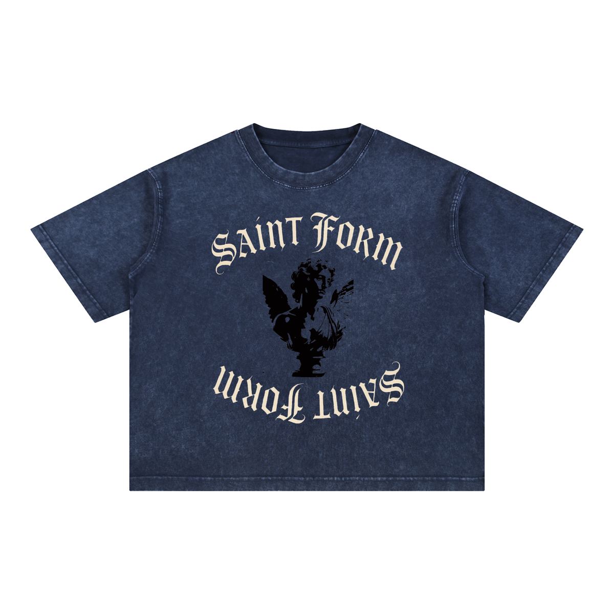 Mineral Wash Boxy Cotton T-Shirt
