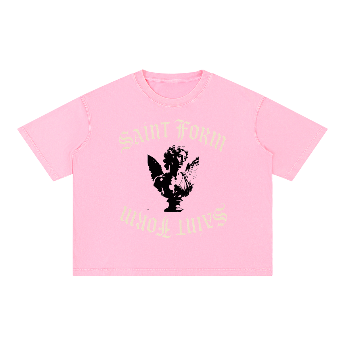 Mineral Wash Boxy Cotton T-Shirt