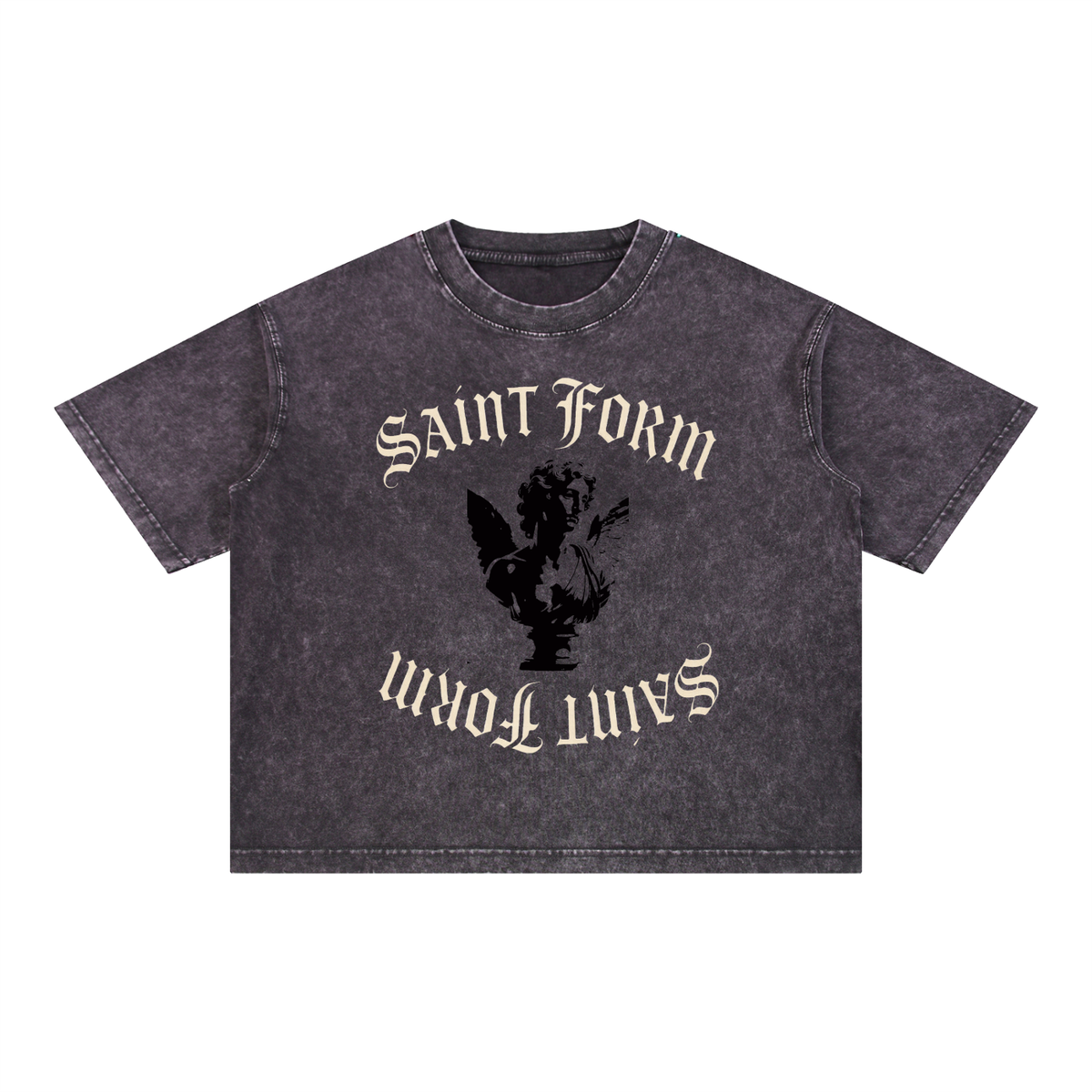 Mineral Wash Boxy Cotton T-Shirt