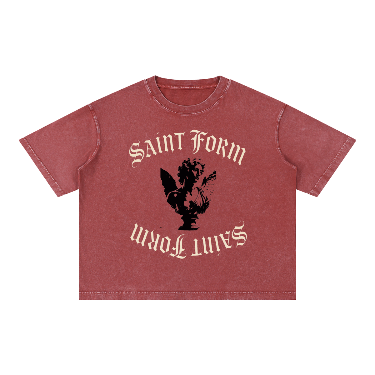 Mineral Wash Boxy Cotton T-Shirt