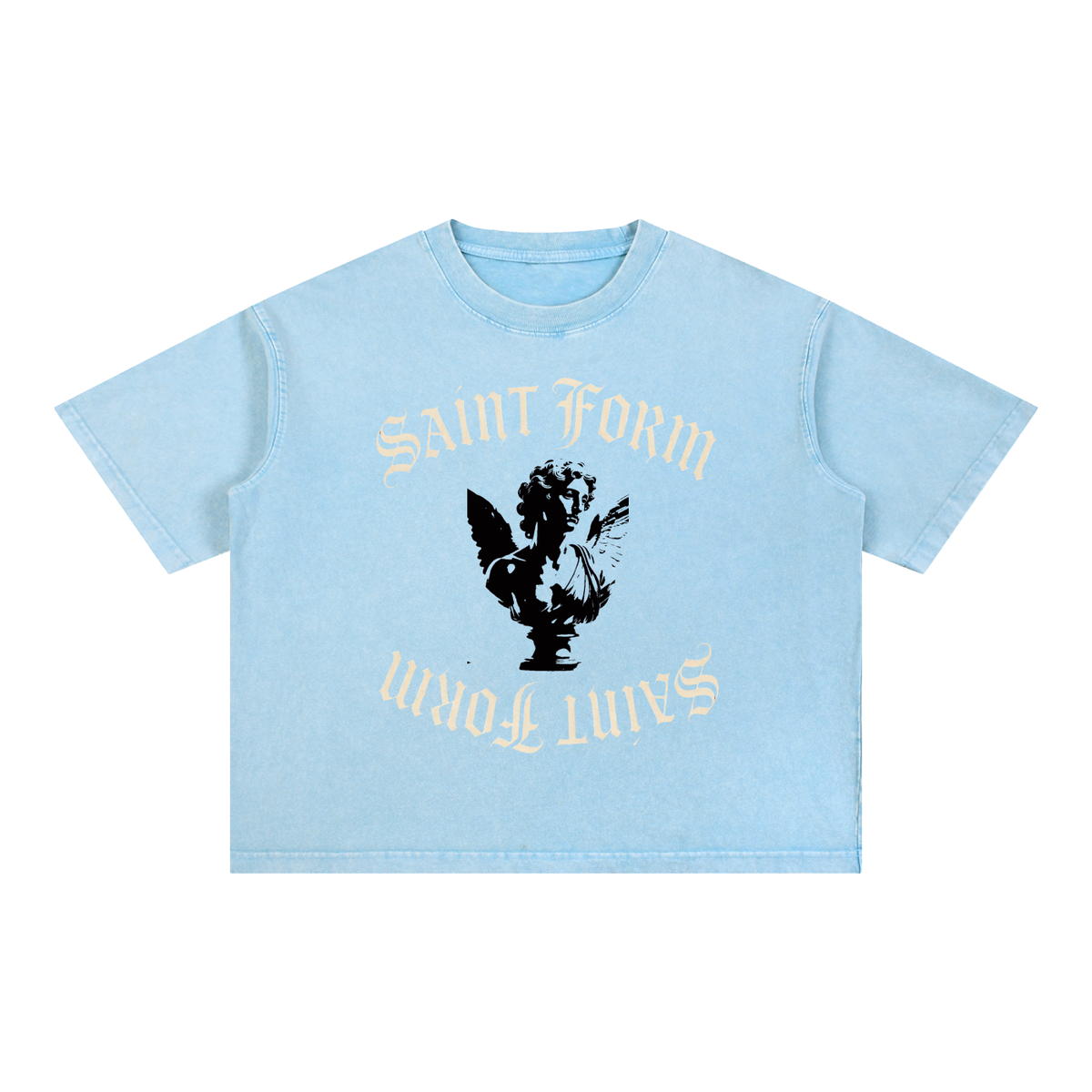 Mineral Wash Boxy Cotton T-Shirt